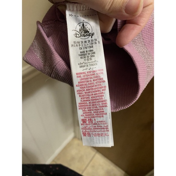 Walt Disney World 50th Anniversary PINK Crewneck EARidescent Sweater Women's 2X - Picture 8 of 13